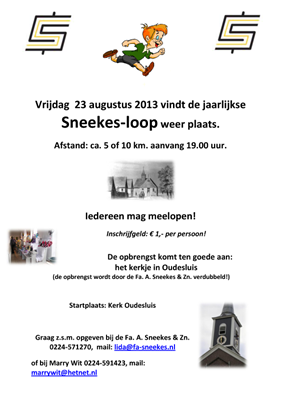 Sneekesloop 2013